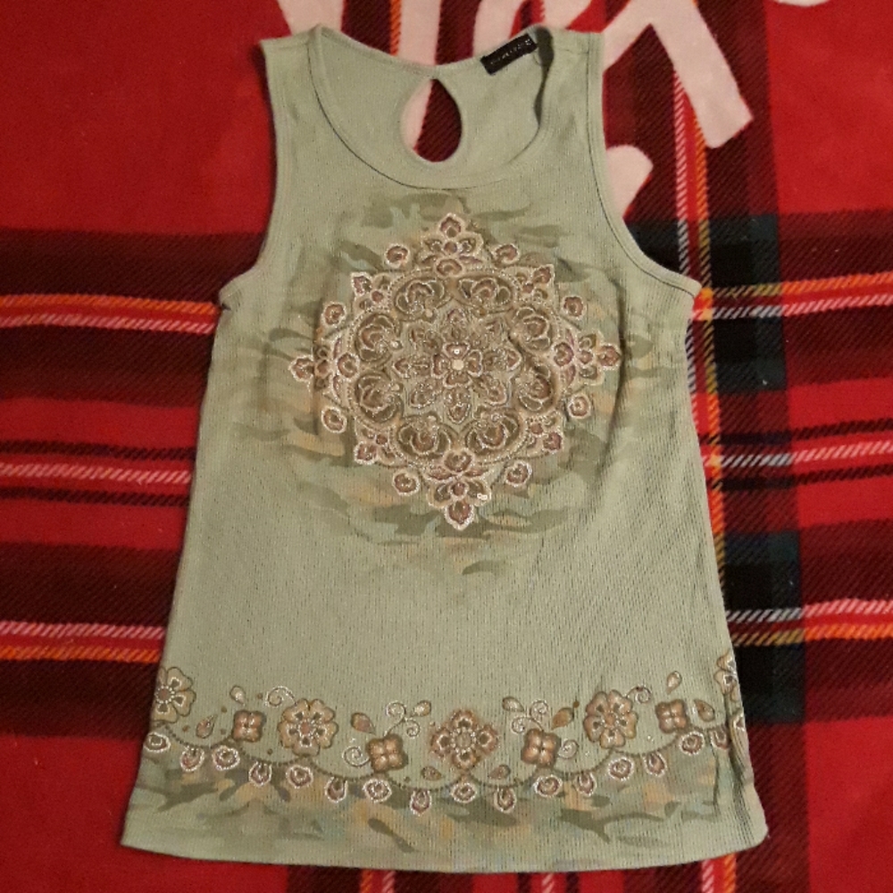 Sequin tank top